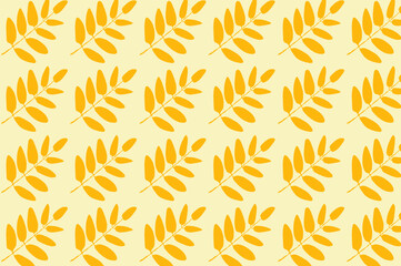 Simple autumn leaf pattern design. suitable for wallpapers and backgrounds