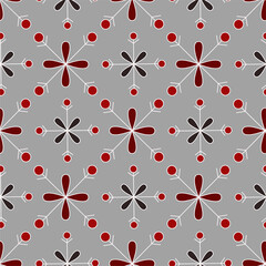 Abstract seamless pattern for the holiday season 