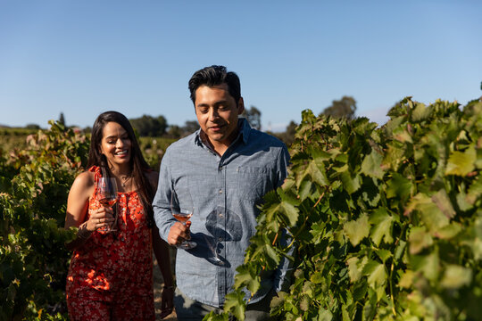 Couple in Vineyard