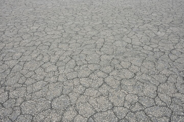 texture of dried gray mud, dried earth