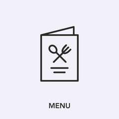 menu icon vector. Linear style sign for mobile concept and web design. menu symbol illustration. Pixel vector graphics - Vector.	