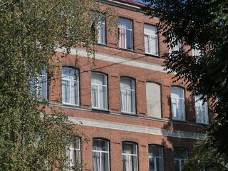 old house in the town