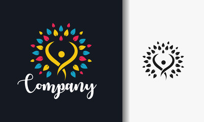 people humanity leaves logo