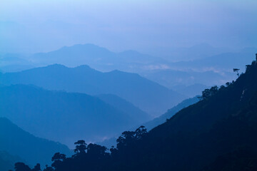Ella gap scenic view between Ella rock & Little adam's peak in Sri Lanka