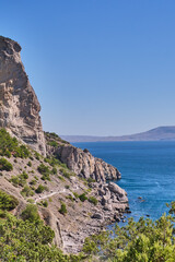Mountain landscape, Crimean peninsula. Golitsyn trail