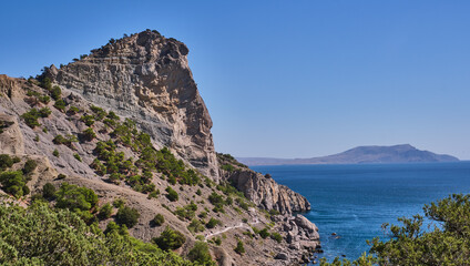 Mountain landscape, Crimean peninsula. Golitsyn trail