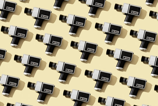 mosaic of some super 8 camera