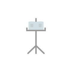 music stand line icon. Signs and symbols can be used for web, logo, mobile app, UI, UX