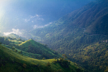 Ella gap view between Ella rock & Little adam's peak in Sri Lanka