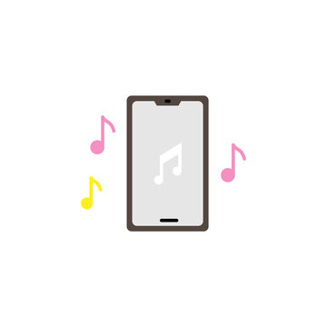 music app line icon. Signs and symbols can be used for web, logo, mobile app, UI, UX