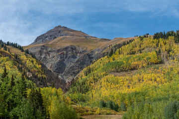 autumn landscape in the mountains