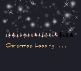 Loading Christmas or 2021 New Year design.