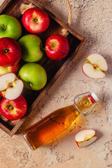 Apple cider vinegar or fermented fruit drink
