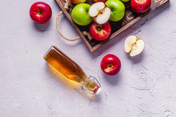 Apple cider vinegar or fermented fruit drink