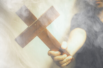 Ghost busters use the sacred cross. The Cross of Faith to the Lord Jesus.