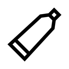 bath room or toilet related toothpaste for teeth wash vector in lineal style,