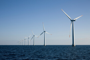 Windmills at sea