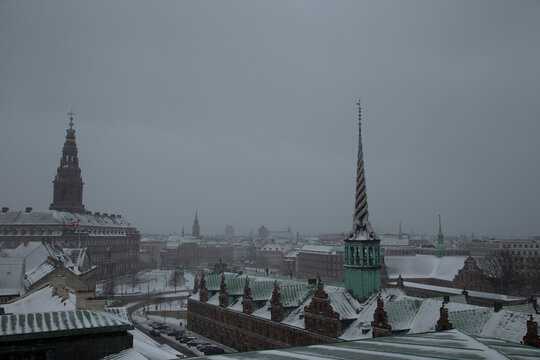Copenhagen in the snow