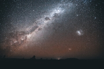 milky way above the outback