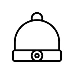 china new year related chines hat vector in lineal style,