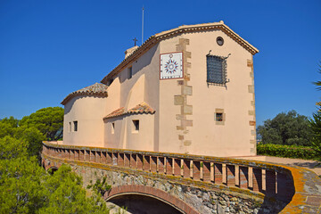 Ermita de Sant Elm en Sant Feliu de Guixols, Costa Brava España
