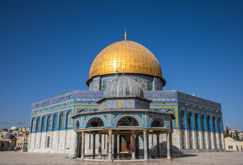 Fototapeta premium dome of the rock in jerusalem, israel