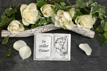 In stiller Trauer