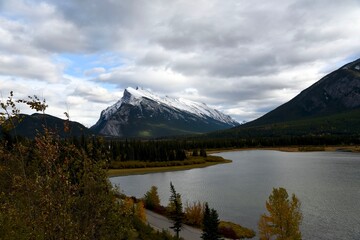 A VIEW OF THE CANADIAN ROCKIES NEAR BANFF