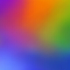 Bright abstract background, beautiful gradient transitions of rainbow colors, blurry color spots.