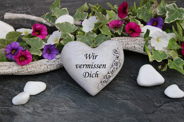 Wir vermissen dich