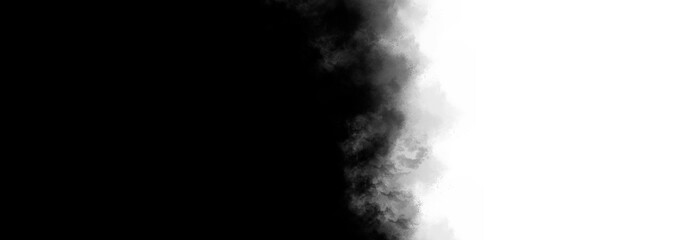 Dark clouds on a white background. Smoke