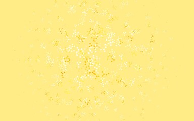 Light Orange vector texture with artificial intelligence concept.