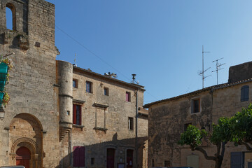 Fototapeta na wymiar Old Village of Loupian, Occitanie, Herault, France