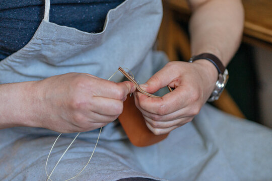 male hands at work
