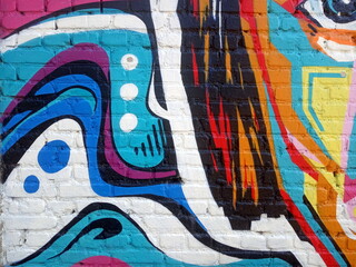 graffiti, colored wall, Multi-colored abstract graffiti texture	
