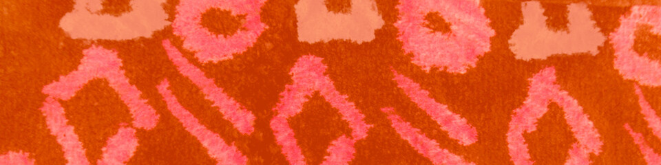 Watercolor Shapes. Fall Abstract Ethnic Pattern. 