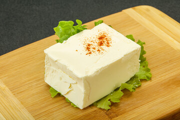 Greek traditional soft feta cheese