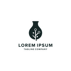 vector logo Labs icon botle illustrations