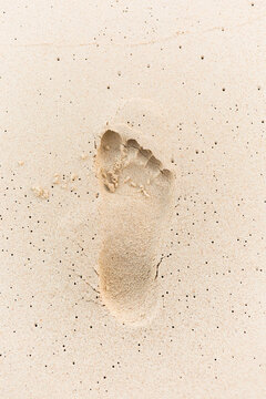 sand footprint