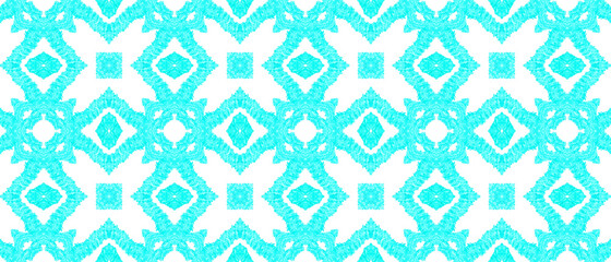 Watercolor Talavera Pattern. 