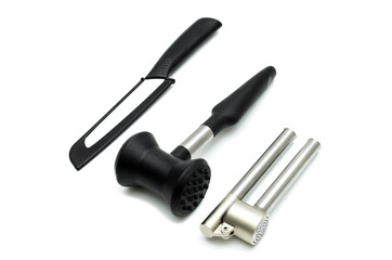 kitchenware; Accessories crush garlic, knife, hammer for beating the meat