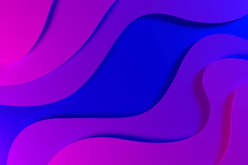 Abstract colorful geometric background. Dynamic shapes composition. 