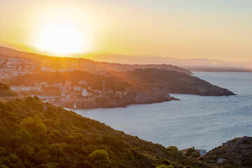 Coucher de Soleil sur Port-Vendres - Pyrénées Orientales - Occitanie - Catalogne - France