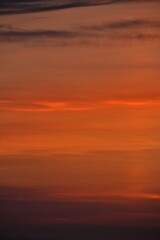 Red sky during sunset wallpaper. Sunny summer day on Atlantic Ocean