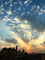 Fototapeta premium sunrise over the city