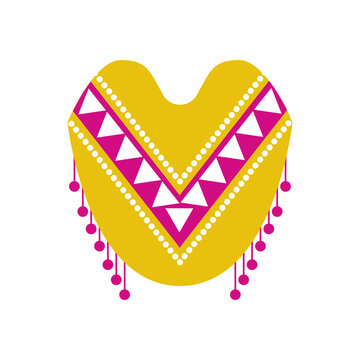 recommend clip art: mexican culture poncho flat style