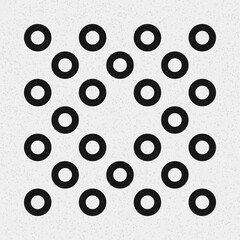 Abstract Cross Pattern Dots Logo generative computational art illustration