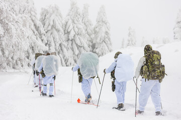 Winter training of the Czech Special force