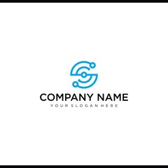 S Logo.S Letter Icon Design Vector Illustration.