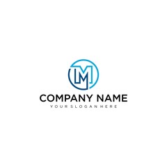 Letter M line logo design. Linear creative minimal monochrome monogram symbol. Universal elegant vector sign design. Premium business logotype. Graphic alphabet symbol for corporate business identity